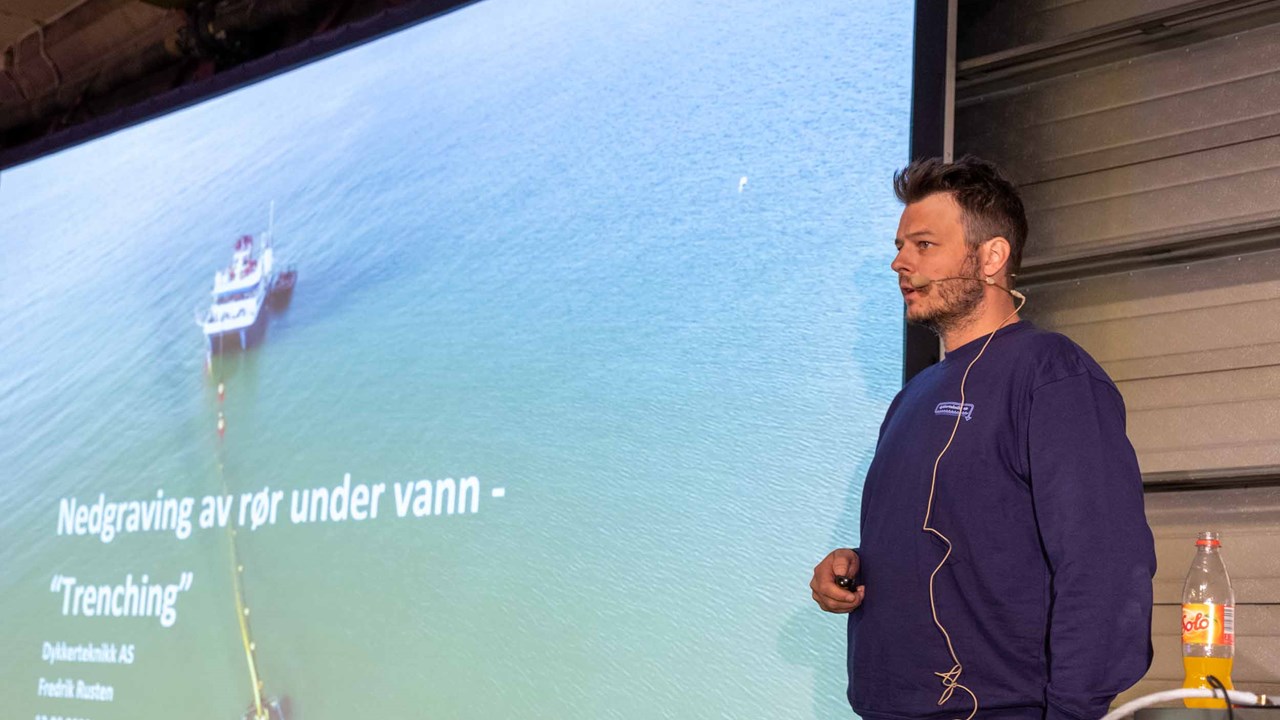 Fredrik Rusten, COO i Dykkerteknikk AS. (Foto: Jørn Søderholm)